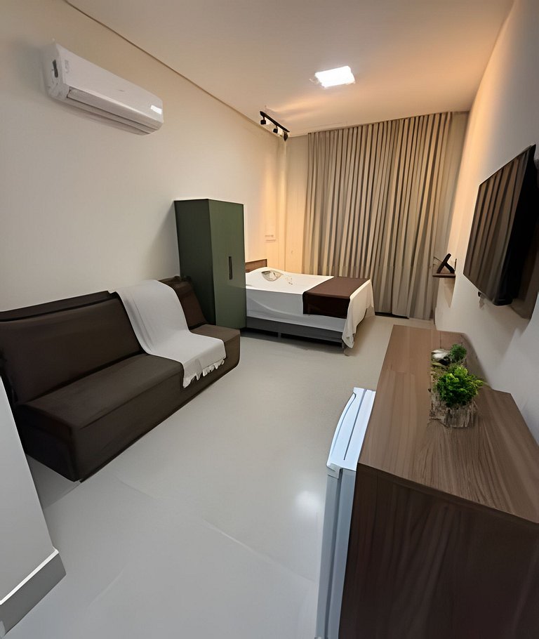 Studio 2 - Novo, Compacto e Confortável