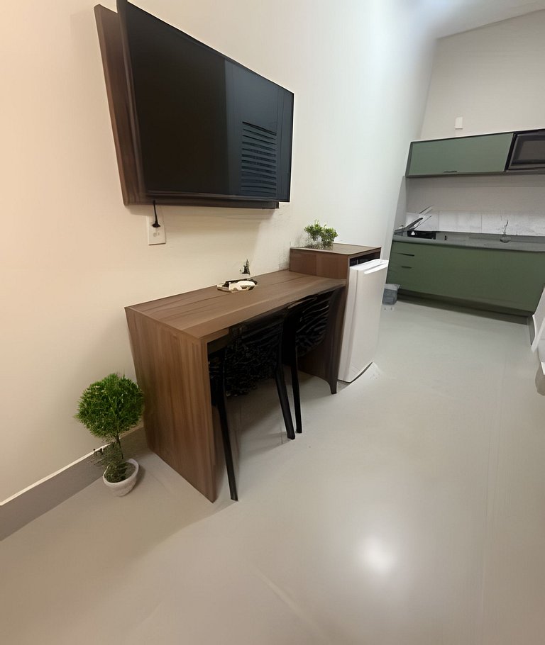 Studio 2 - Novo, Compacto e Confortável