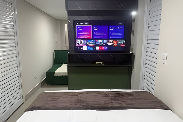 Studio 4 - Novo, Funcional e Aconchegante