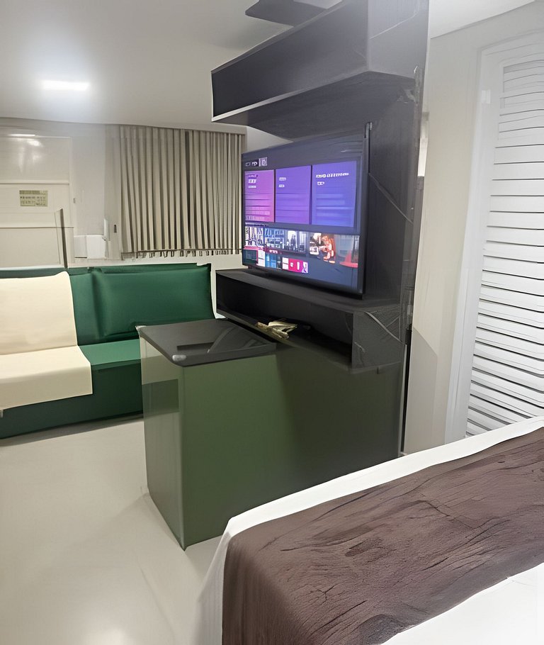 Studio 4 - Novo, Funcional e Aconchegante