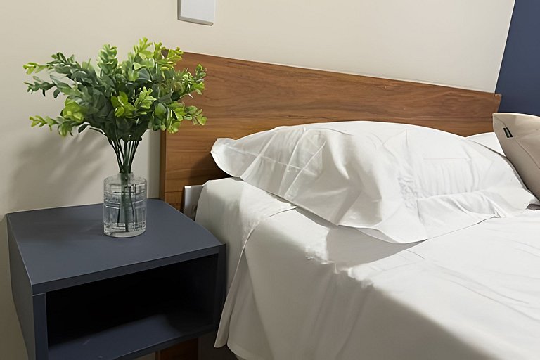 Studio 1 - Novo, Compacto e Confortável