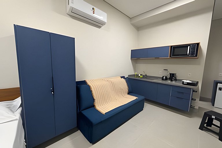 Studio 1 - Novo, Compacto e Confortável