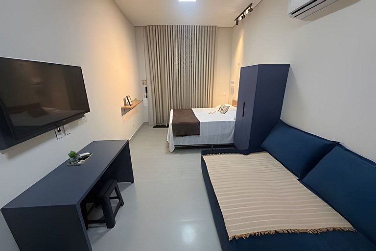 Studio 1 - Novo, Compacto e Confortável