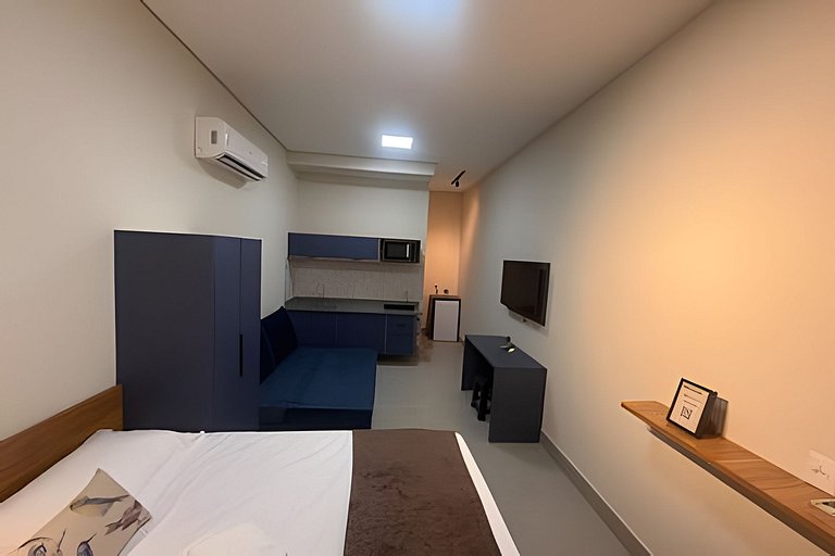 Studio 1 - Novo, Compacto e Confortável