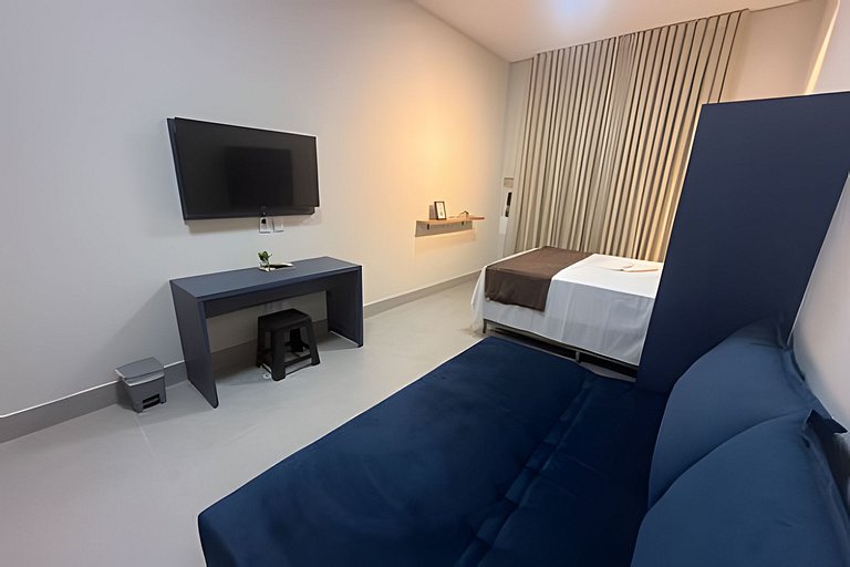 Studio 1 - Novo, Compacto e Confortável