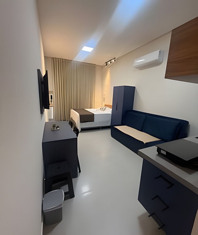 Studio 1 - Novo, Compacto e Confortável