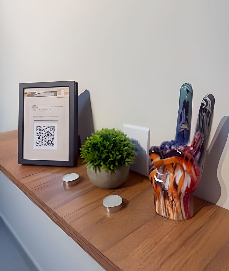 Studio 1 - Novo, Compacto e Confortável