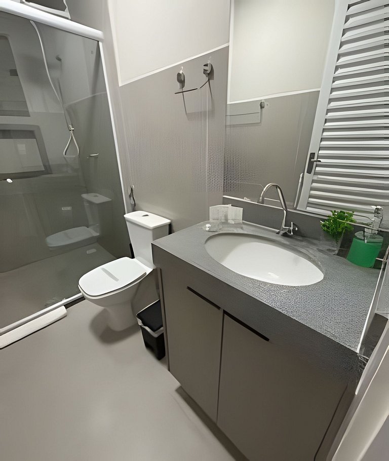 Studio 6 - Novo, Aconchegante e Amplo