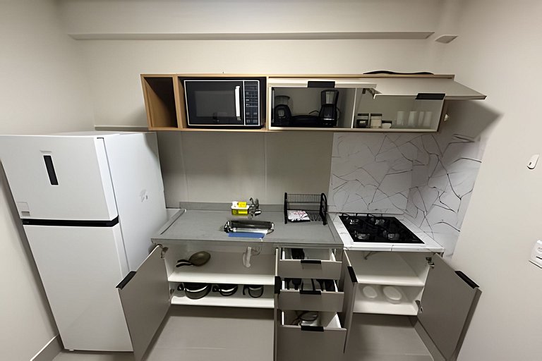 Studio 6 - Novo, Aconchegante e Amplo