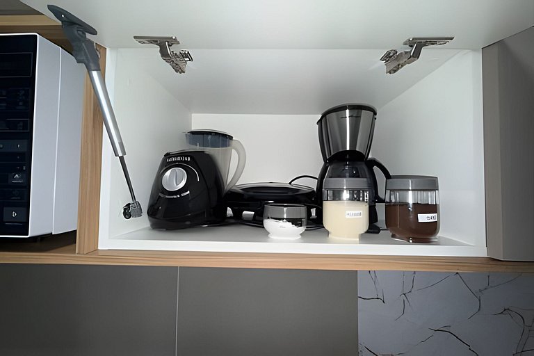 Studio 6 - Novo, Aconchegante e Amplo