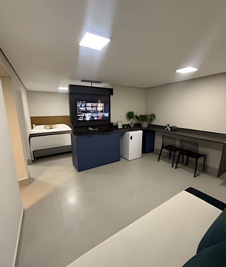 Studio 3 - Novo, Aconchegante e Funcional