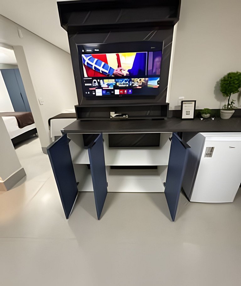 Studio 3 - Novo, Aconchegante e Funcional