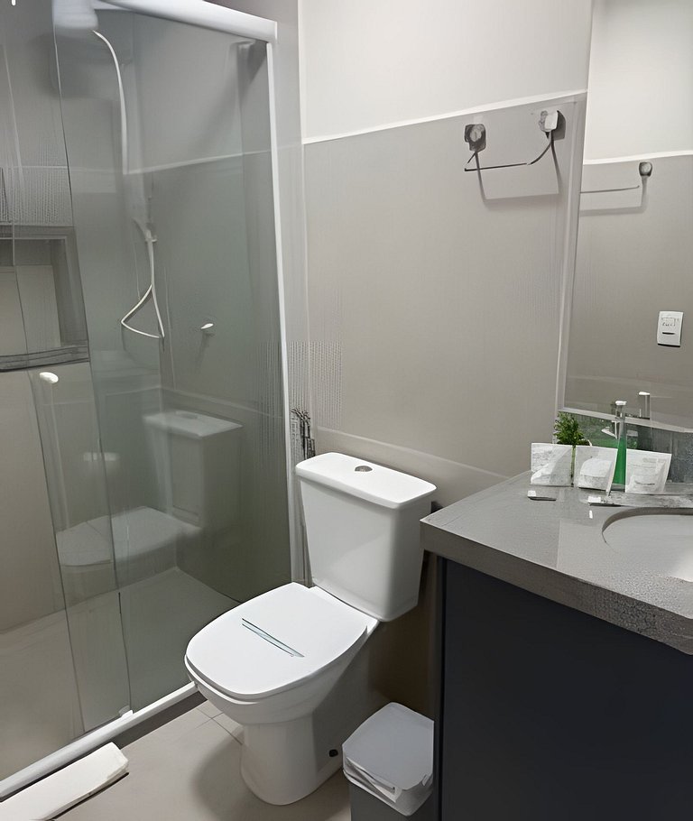 Studio 3 - Novo, Aconchegante e Funcional