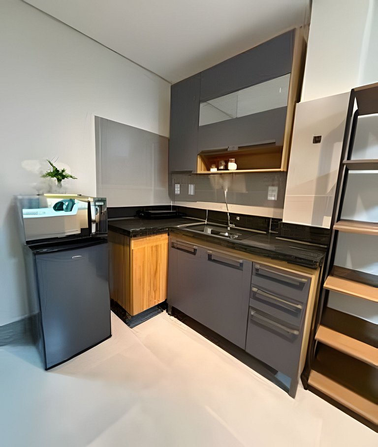 Studio 1- Novo, Moderno, perto do Shopping Estação