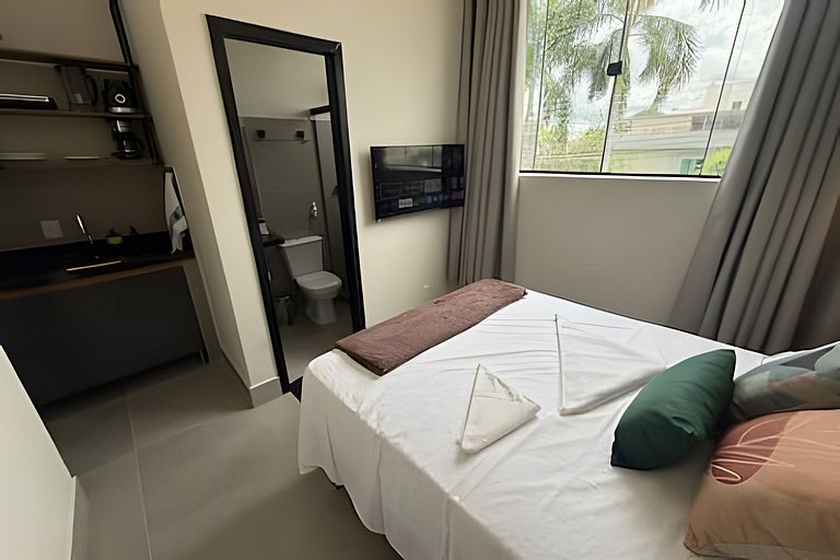 Studio 6 - Novo, Funcional e perto do shopping