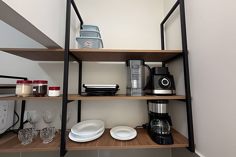 Studio 6 - Novo, Funcional e perto do shopping