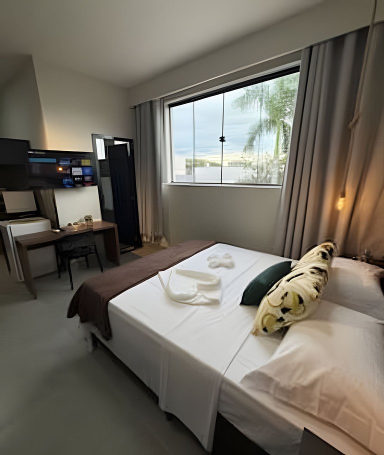 Studio 5 - Novo, Aconchegante e perto do Shopping