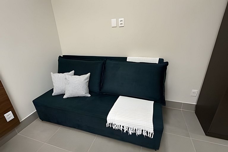 Studio 5 - Novo, Aconchegante e perto do Shopping