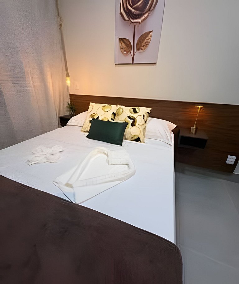 Studio 5 - Novo, Aconchegante e perto do Shopping