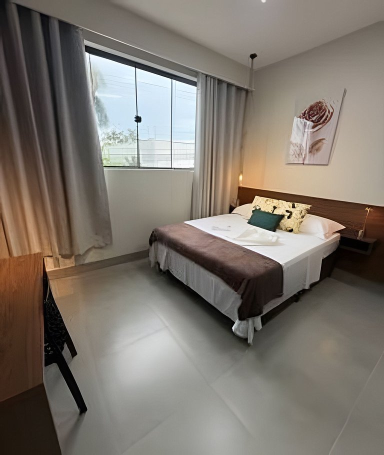 Studio 5 - Novo, Aconchegante e perto do Shopping