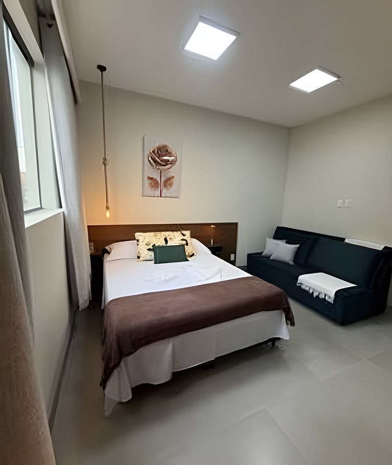 Studio 5 - Novo, Aconchegante e perto do Shopping