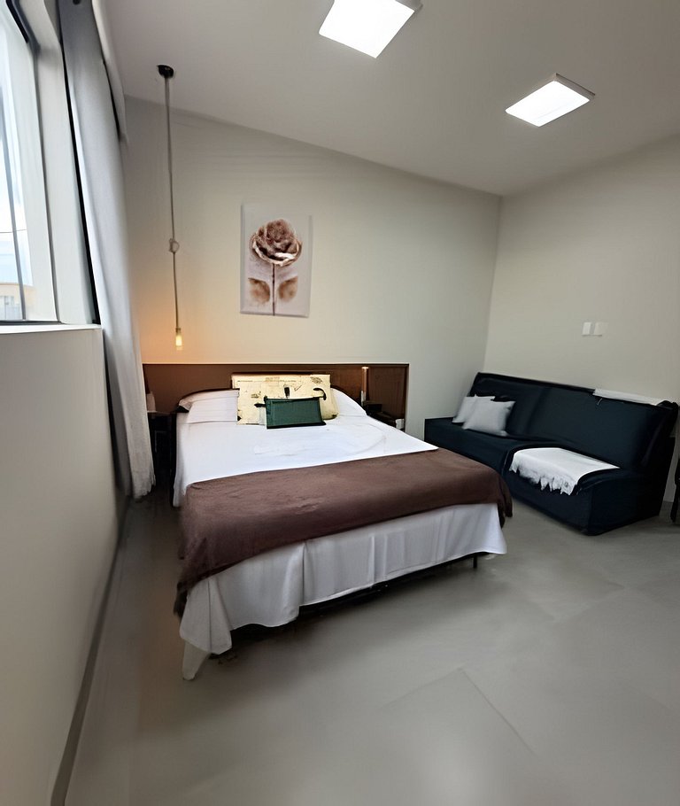 Studio 5 - Novo, Aconchegante e perto do Shopping