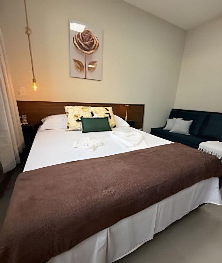 Studio 5 - Novo, Aconchegante e perto do Shopping