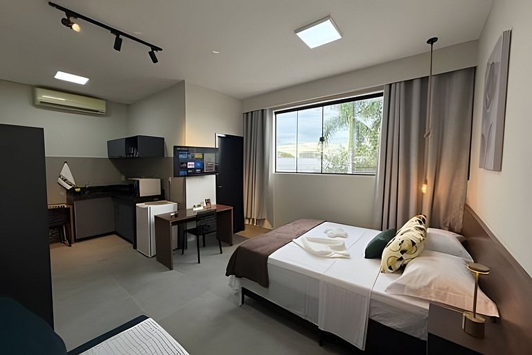 Studio 5 - Novo, Aconchegante e perto do Shopping