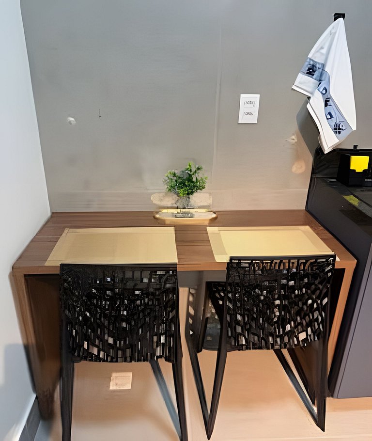 Studio 5 - Novo, Aconchegante e perto do Shopping