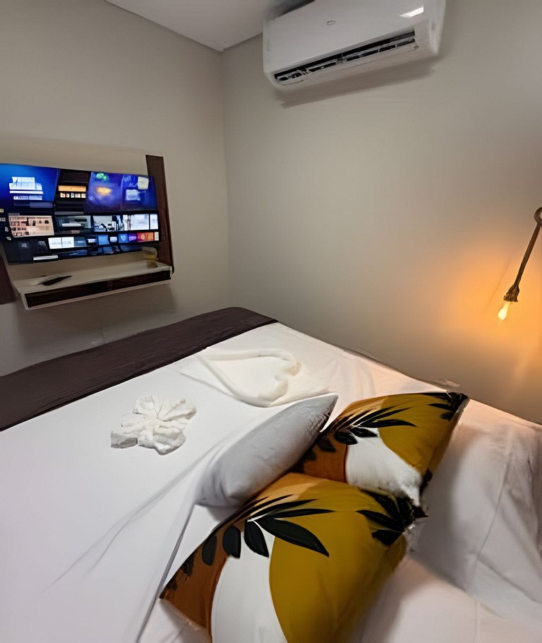 Studio 4 - Novo, Prático perto do Shopping Estação