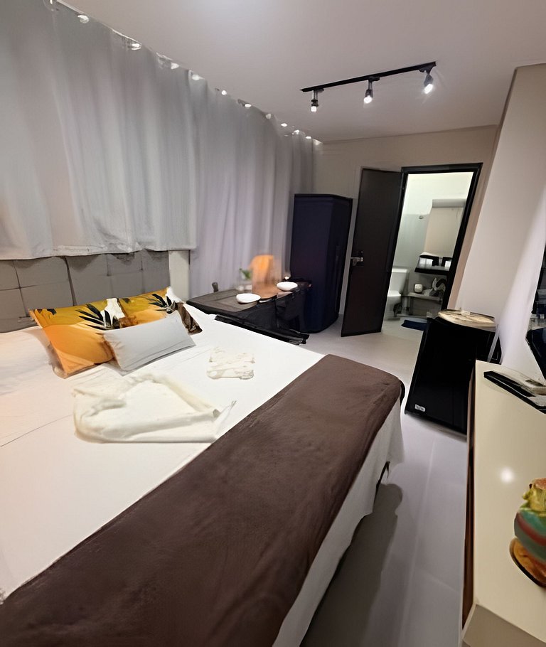 Studio 4 - Novo, Prático perto do Shopping Estação