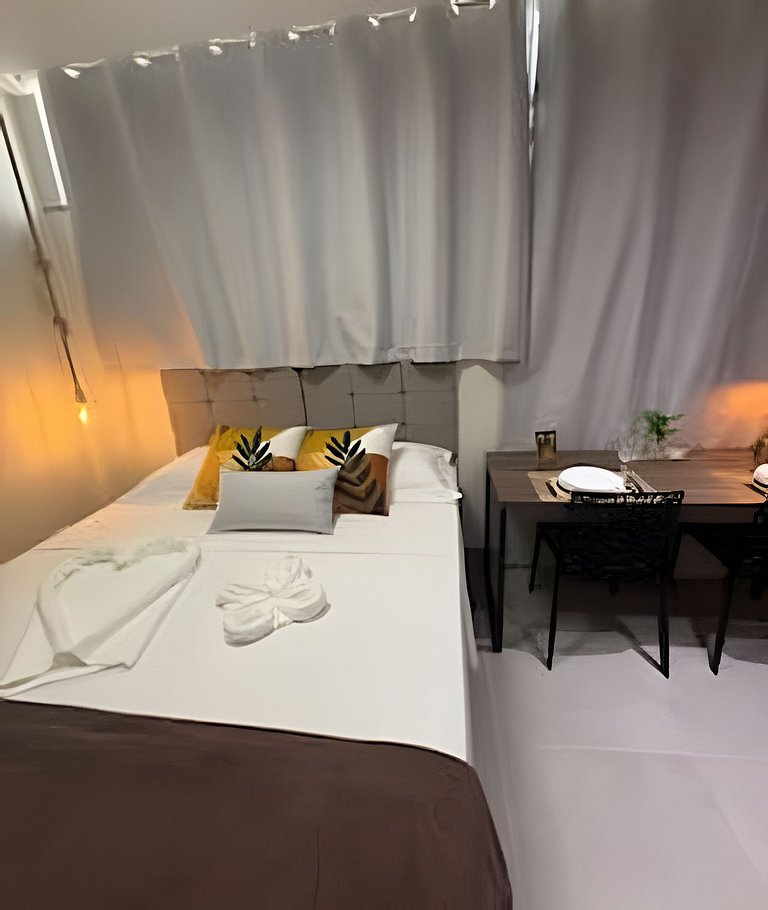 Studio 4 - Novo, Prático perto do Shopping Estação