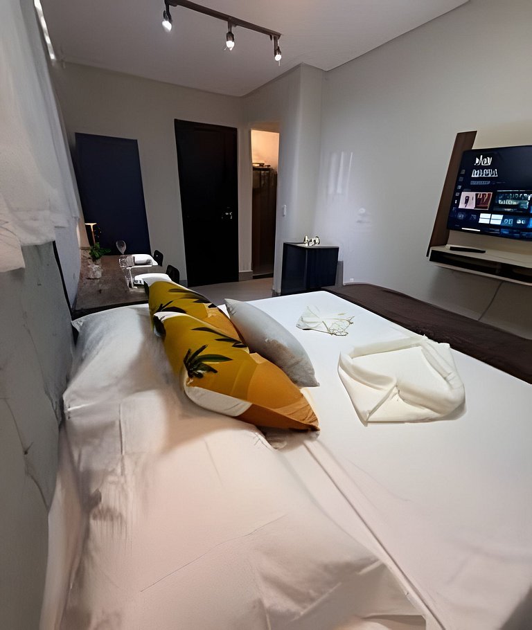 Studio 4 - Novo, Prático perto do Shopping Estação