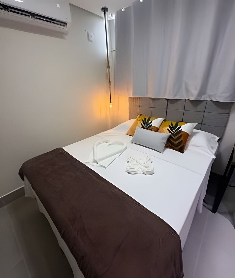 Studio 4 - Novo, Prático perto do Shopping Estação