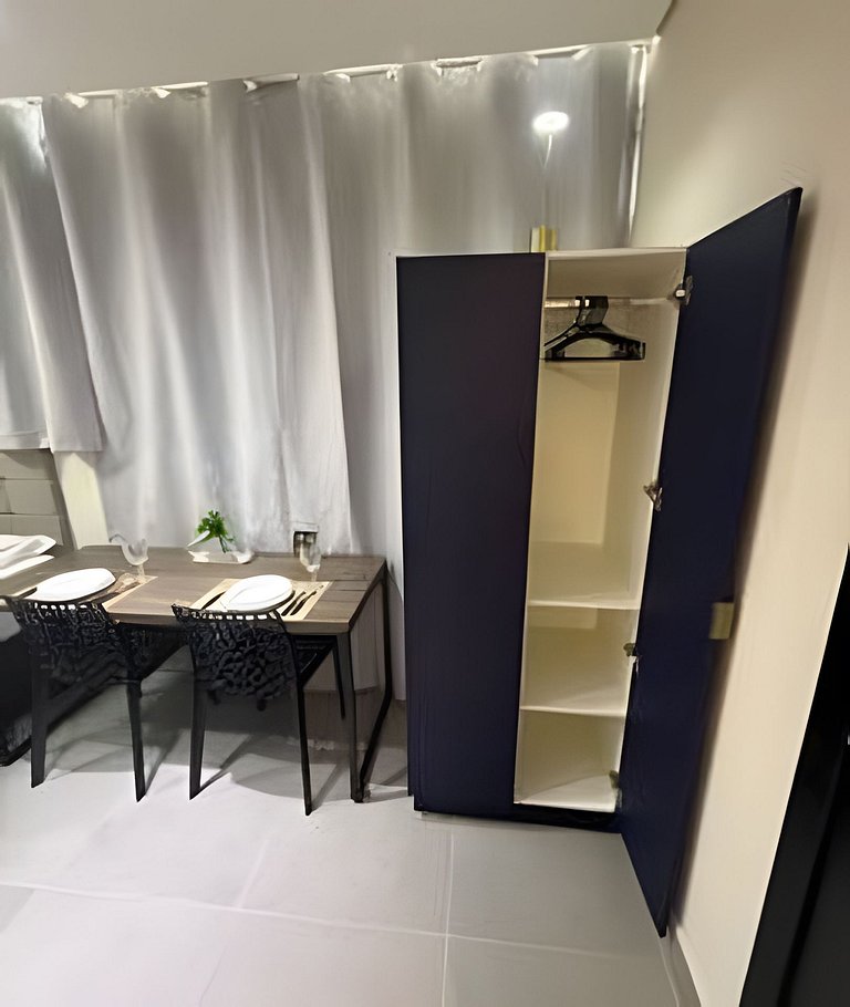 Studio 4 - Novo, Prático perto do Shopping Estação